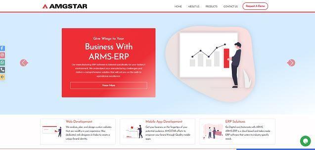 Home Page of my project
