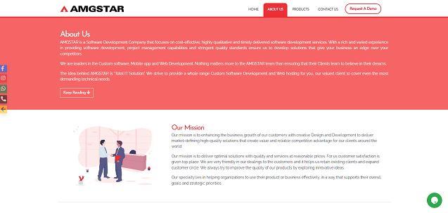Home Page of my project